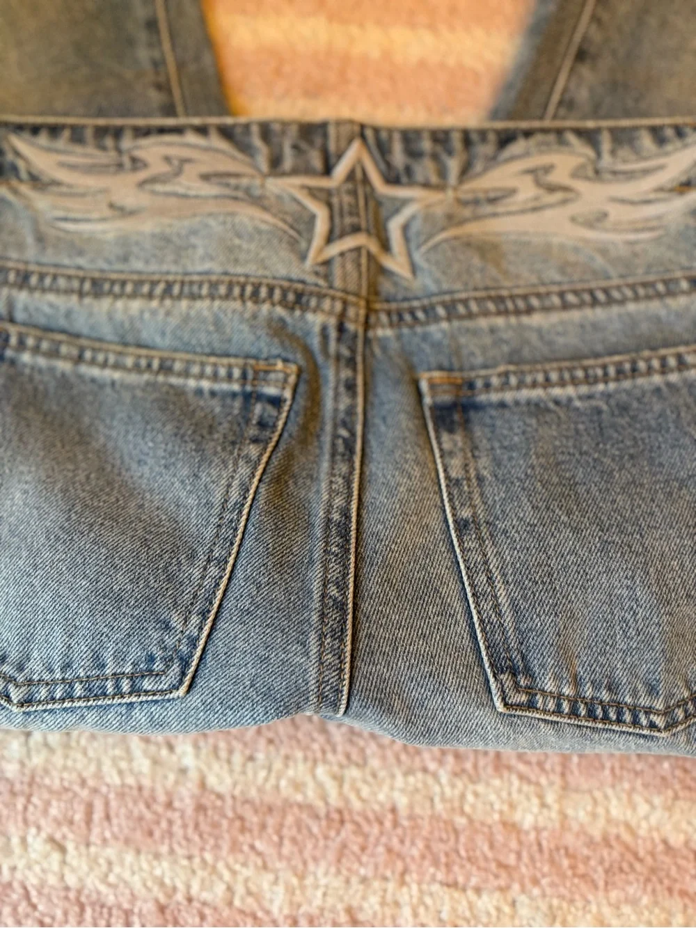women’s brand new pacsun Light Blue wide-Leg Jeans